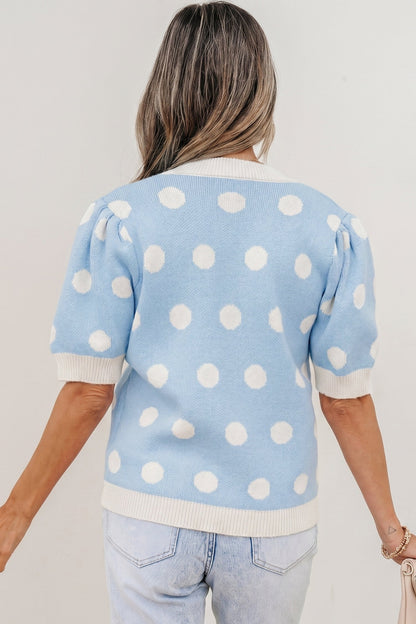 Rivka Puff Short Sleeve Sweater