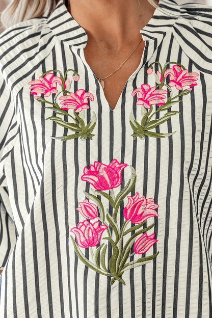 Harmoni Detail Short Sleeve Blouse