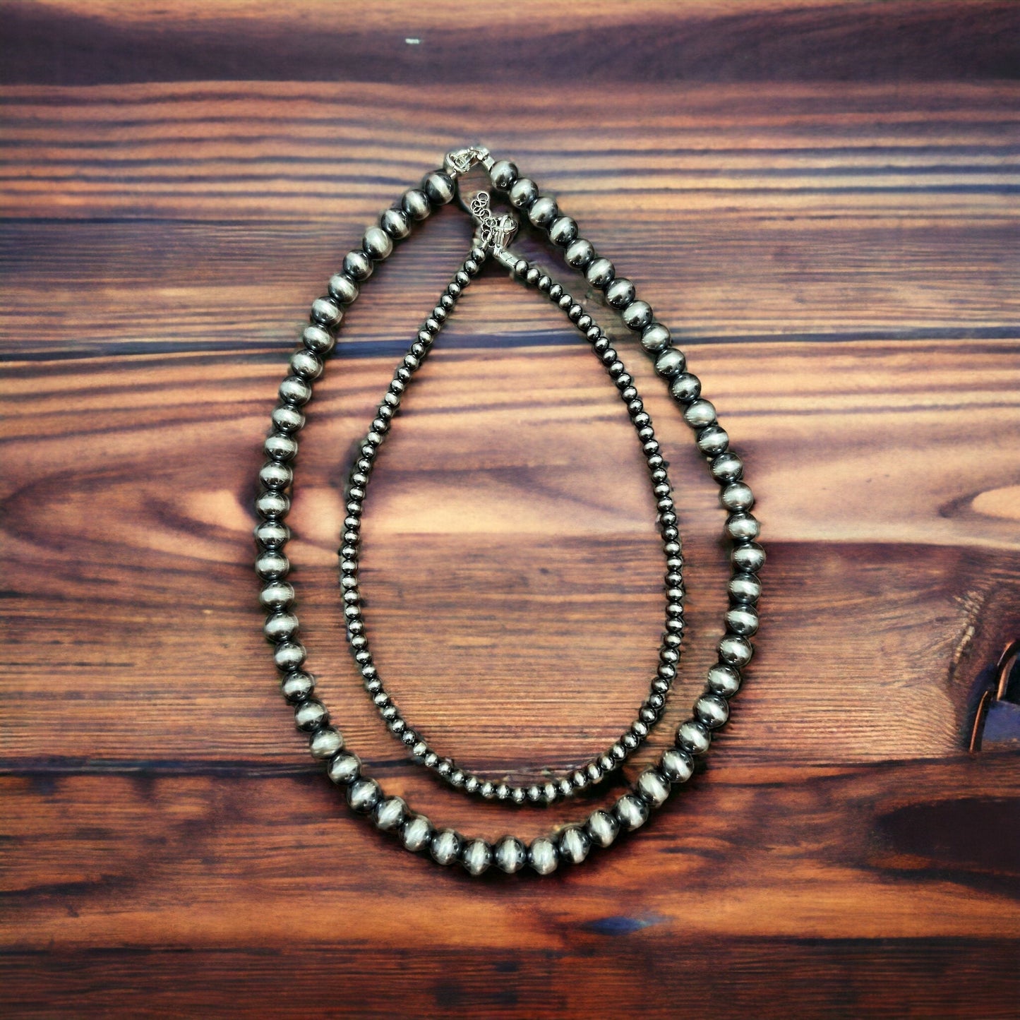 8mm Sterling Pearl Necklace - 18 inch - The Classic pearl necklace