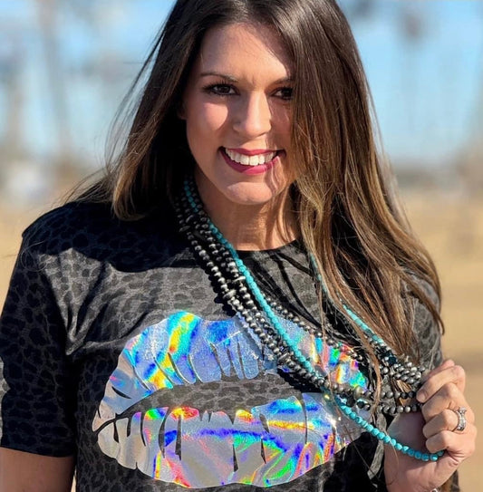 Foil Lips Tee