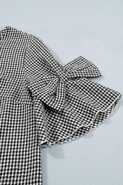 Carolina Ruffled Half Sleeve Blouse